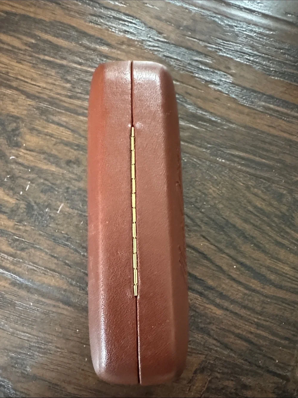 Maui Jim Brown Leather Eyewear Case Only